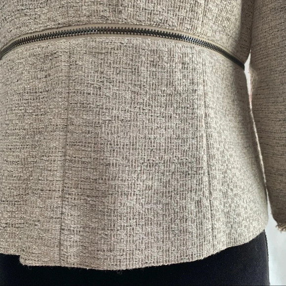 Classiques Entier Fringe Tweed Open Front Blazer - Picture 7 of 13